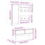 4 Piece Hallway Furniture Set Engineered Wood-393984836