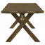 Carbon Knotty Nutmeg Rectangular Dining Table