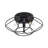 3-light Industrial Flush Mount