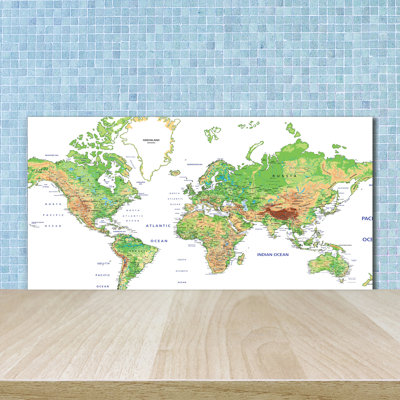 Adelei 50cm W x 100cm L Glass Peel and Stick Panel