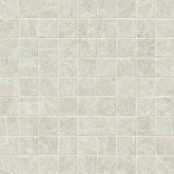 Lucenta Ivoire 2 in. x 2 in. Matte Porcelain Quartzite Look Floor and Wall Tile