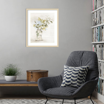 «Graceful Composition I» par Alex, impression sur bois encadrée