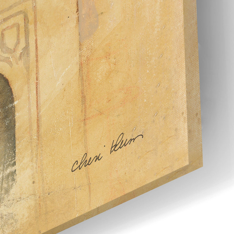 «Holiday Mantle» par Cheri Blum, art mural en verre acrylique, H 16 po x l 24 po x P 0,2 cm