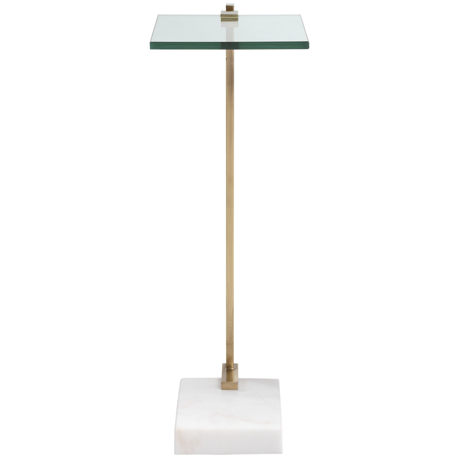 Caddie Glass End Table