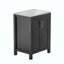 Ensemble de meuble-lavabo avec lavabo, meuble-lavabo avec robinet en céramique et ensemble de bonde escamotable