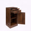 Bar modulaire en noyer brun avec buffet