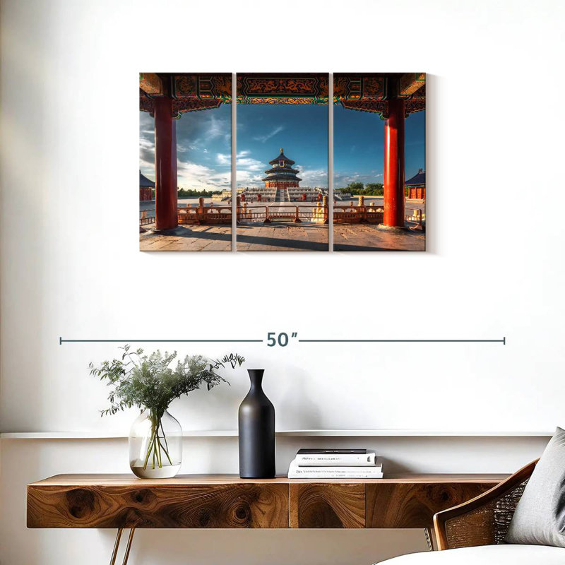 Rorry Temple Of Heaven View, 20" H x 33" W