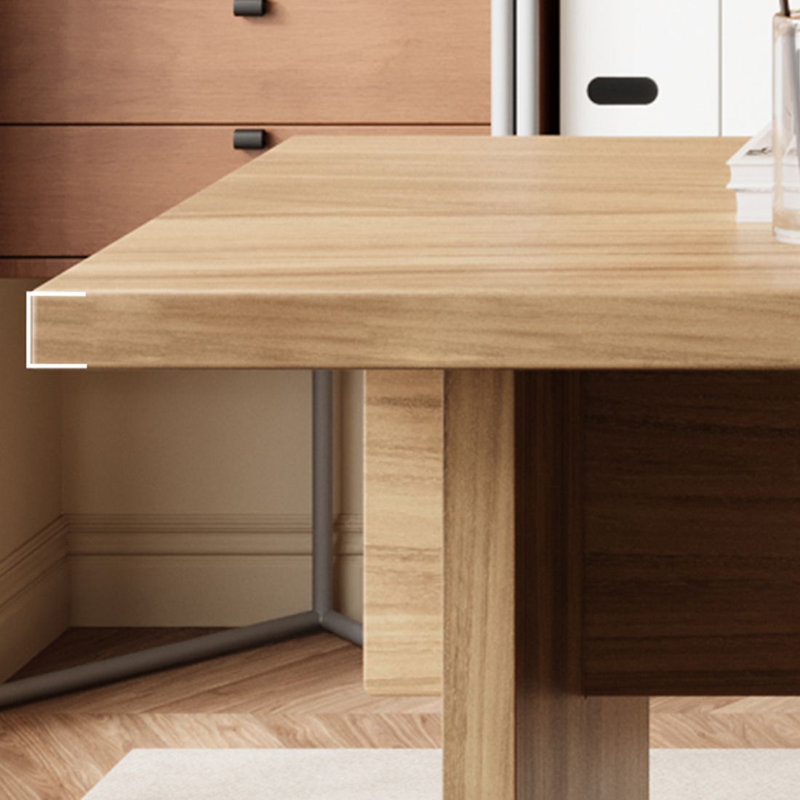 Bureau moderne et simple en bois massif, H 29,53 po x l 55,12 po x P 23,62 po