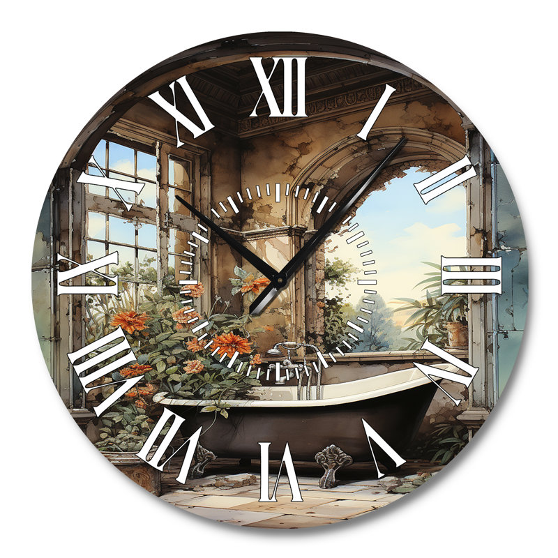 Horloge murale pour salle de bain, Grand