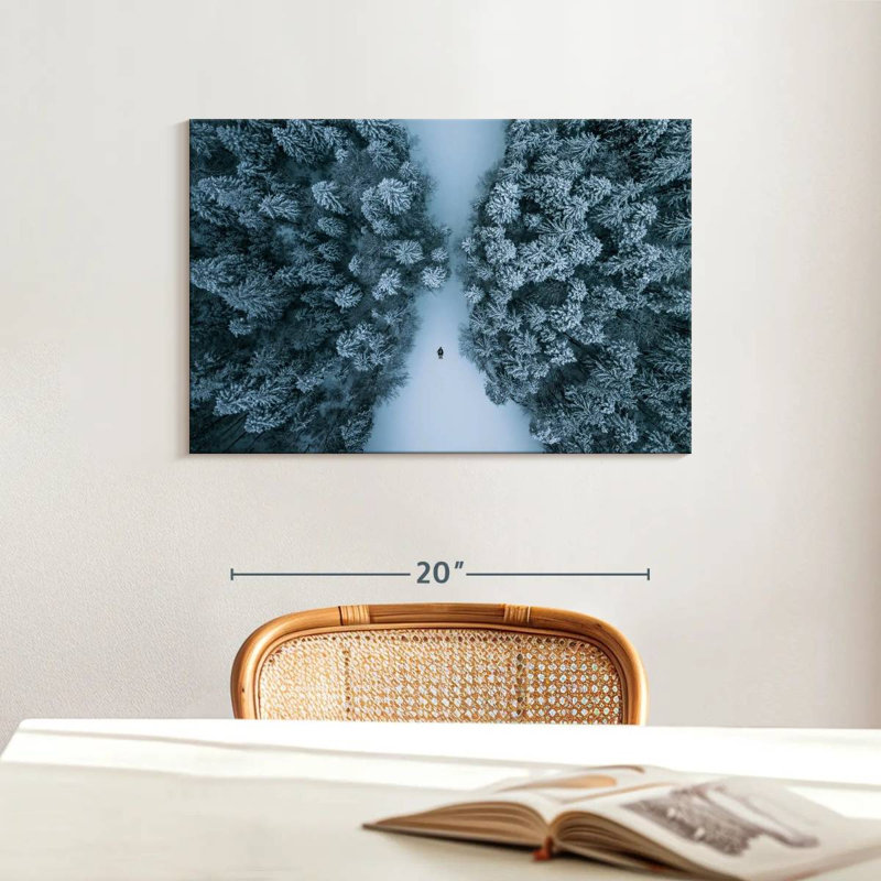 Alvord Snow Covered Pines, 16" H x 24" W