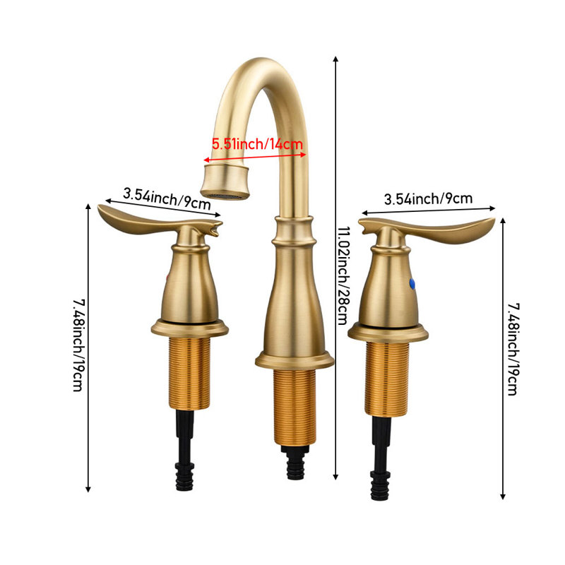 Breeins Kitchen Faucet, Gold