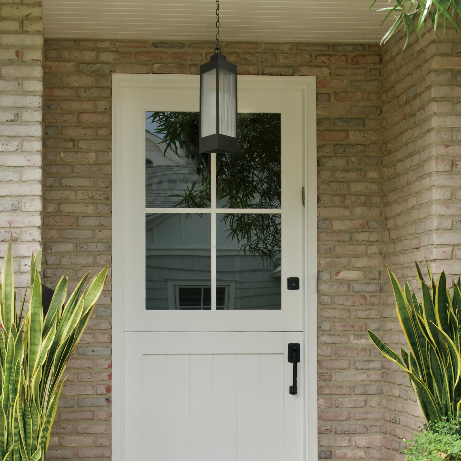 Myra Frosted Outdoor Aluminium Pendant