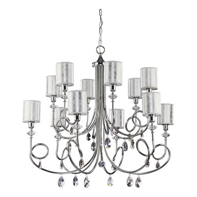 Punchard 12 - Light Shaded Chandelier
