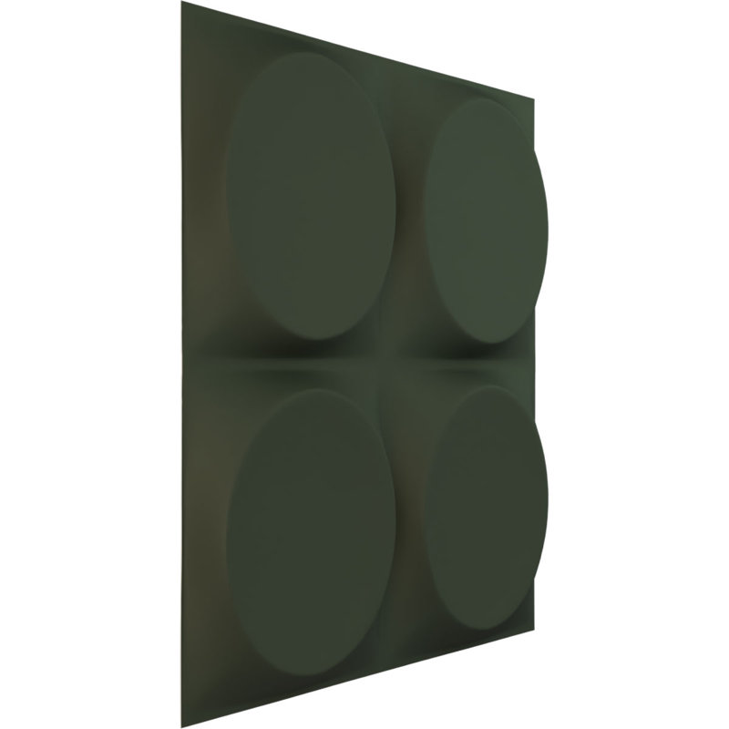 Panneau mural 3D décoratif Adonis EnduraWall, H 11,88 po x l 11,88 po x P 0,61 po, Brun