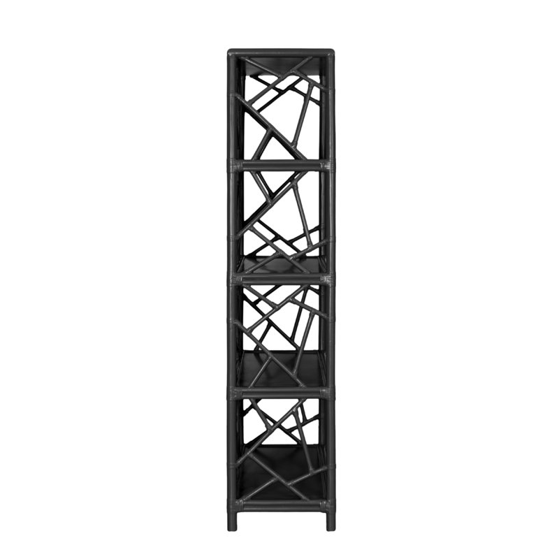 72'' H x 36'' W Wood Etagere Bookcase, Black