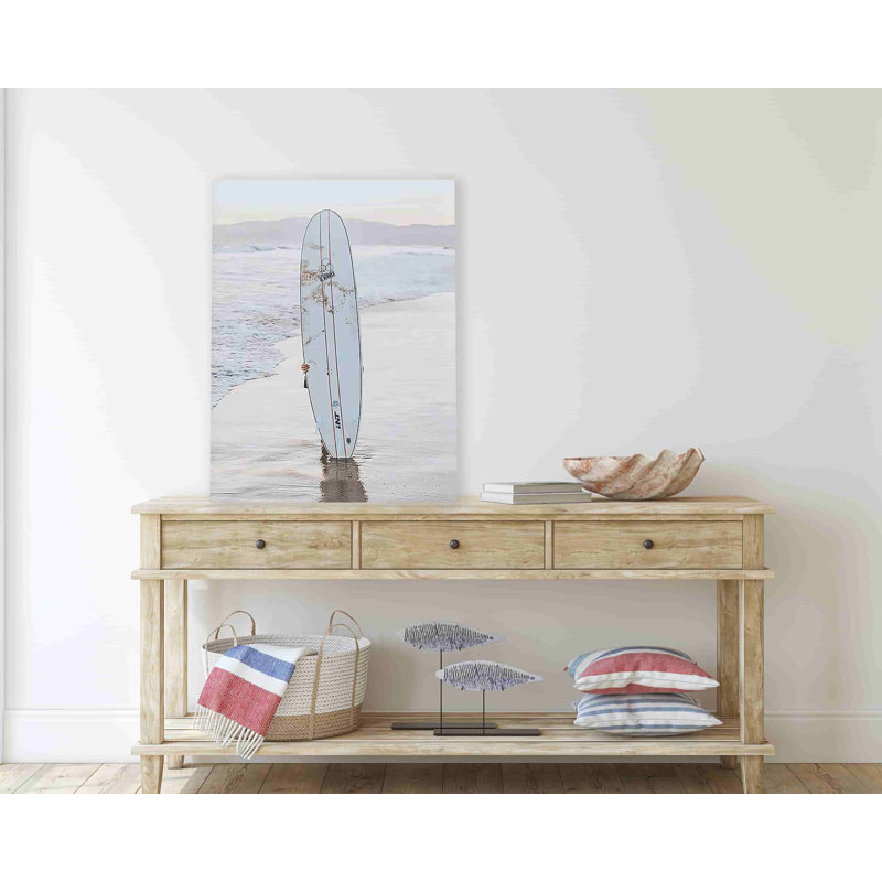 Bednarz planche de surf sur toile, H 40 po x l 30 po x P 1,5 po