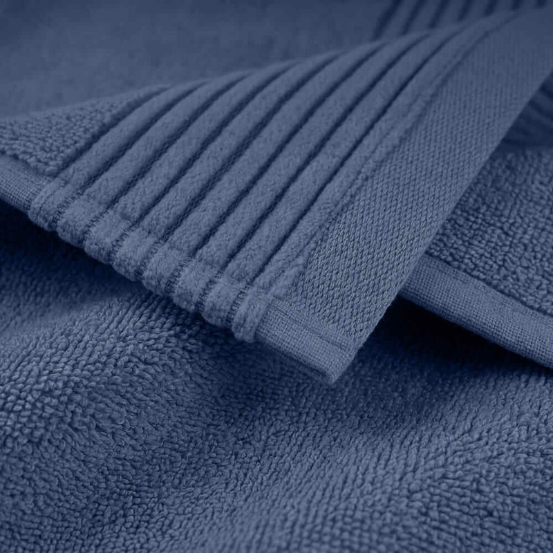 Plush Zero-Twist Cotton Face Towel, Navy