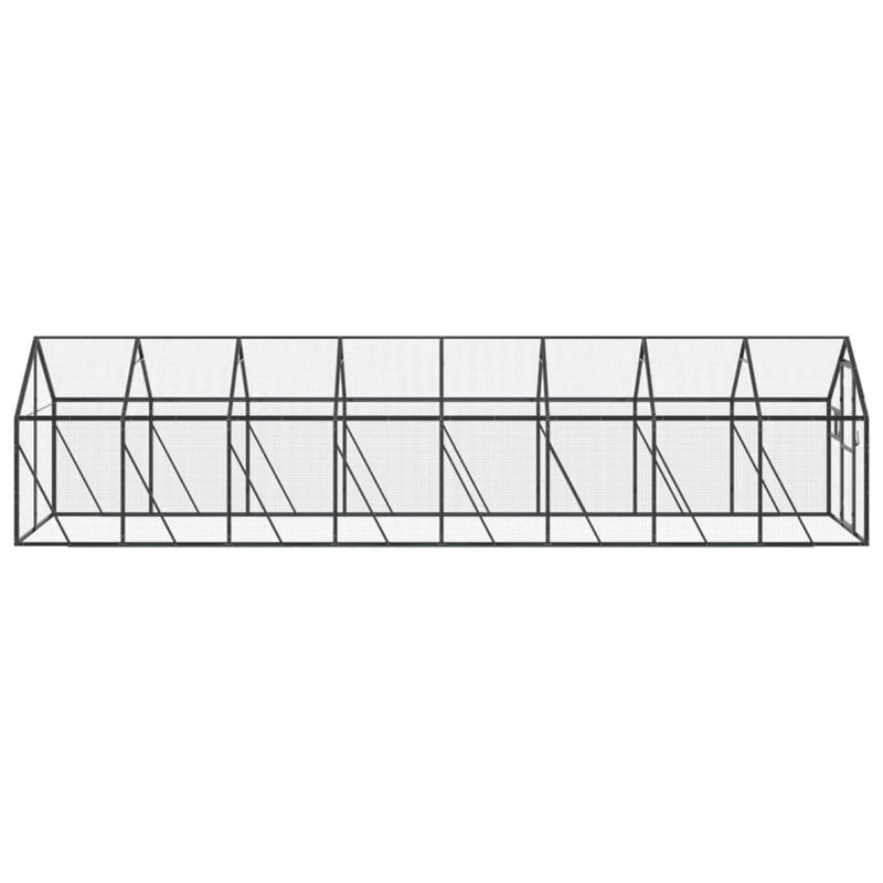 Bineau 185cm Aluminium, Galvanised Welded Wire Mesh Flight Cage