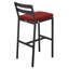 Tabouret de bar Chelsea Patio avec structure en aluminium thermolaqué et coussin amovible-105653554
