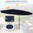 Ingimund 180 " W Rectangular Market Umbrella with Manual Lift