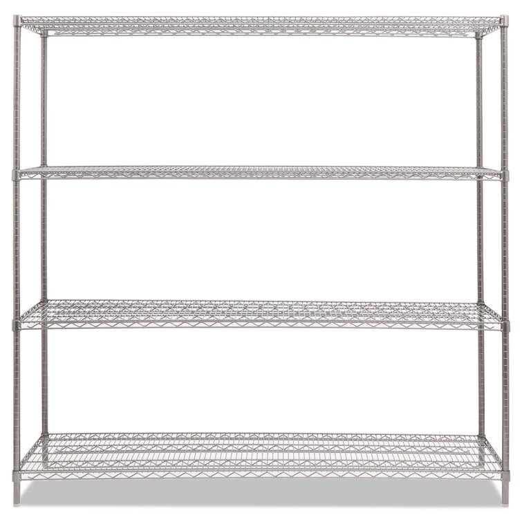 Alera 4-Tier 48 x 24 x 72 NSF Wire Rack