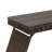 Rectangular Wicker/Rattan Outdoor Folding Coffee Table-1372435529
