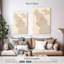 Avery Mid-Century brun abstrait II-108234595