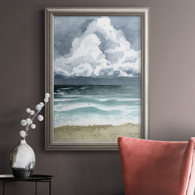 South Beach Storm I - Picture Frame Painting on Canvas -  Highland Dunes, 74122DE14BB94059880571775407506F