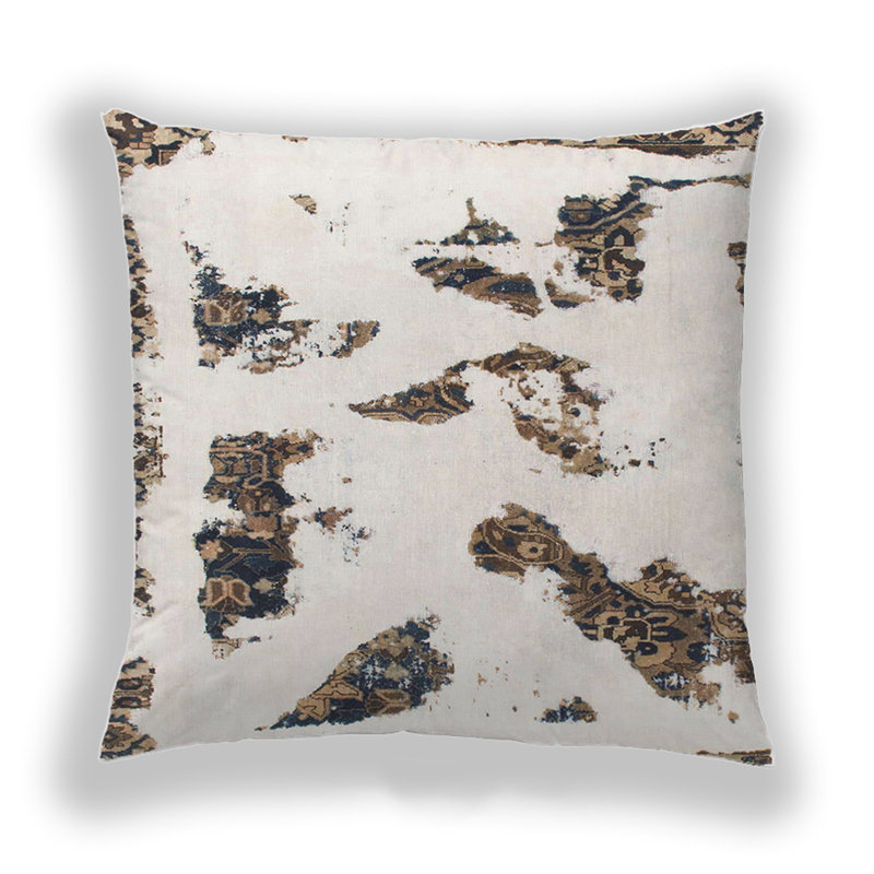 Coussin décoratif abstrait 1172, Microsuède