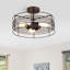 Plafonnier semi-encastré 3 lumières 15 po Alvada