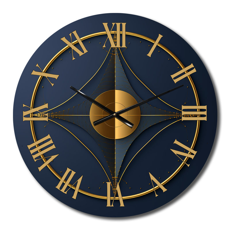 Horloge murale en métal, Moyenne