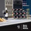 Tabletop Wine Bottle Rack Gold