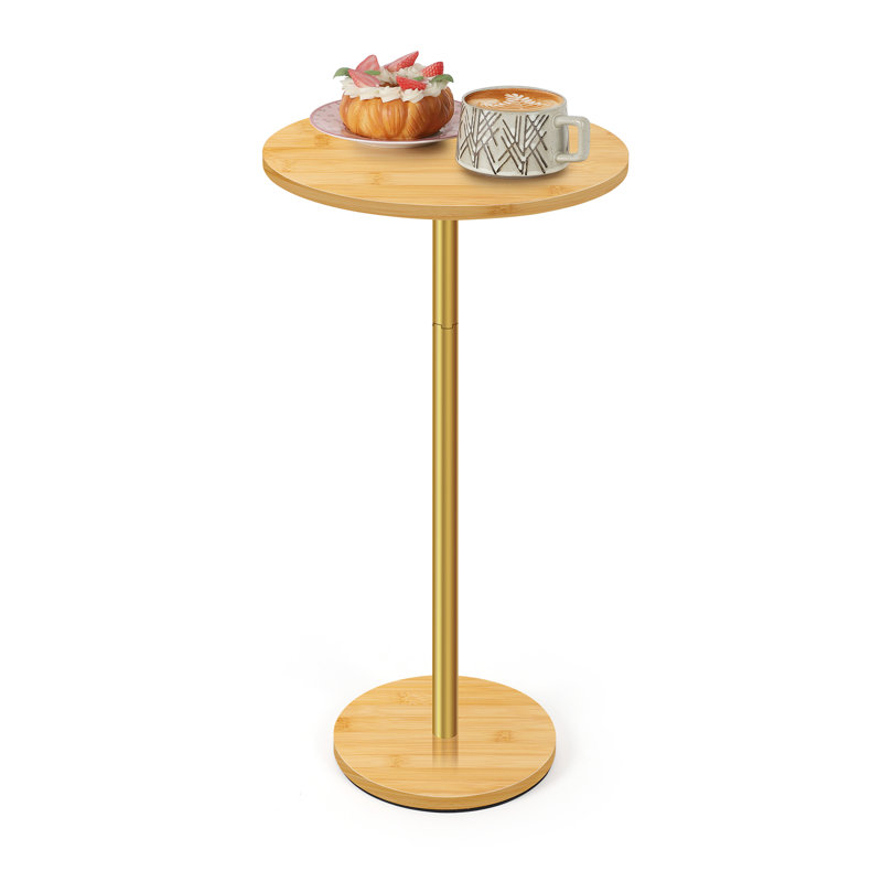 Bamboo End Table, Rustic & Practical, Natural Wood