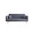 71-inch convertible love seat sofa, American vintage grey velvet material, suitable for small living room, bedroom, office-1719282379-1736278763