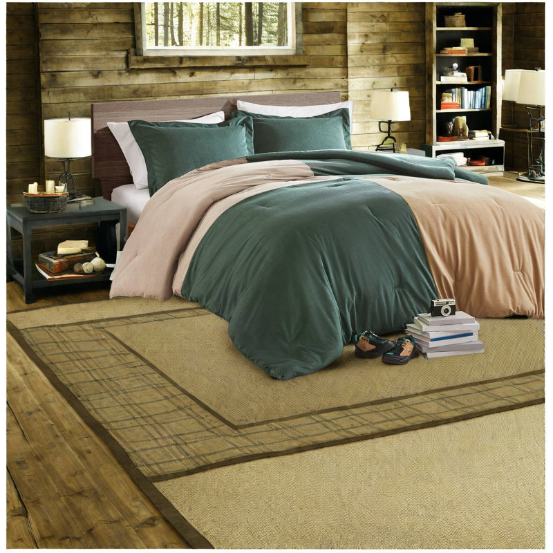 Modern Bedding Sets, 3 Piece Corduroy Full Queen Comforter for Home