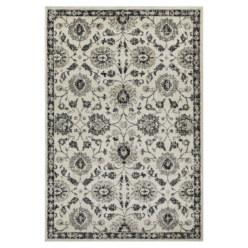 Floral Indoor Rug, Rectangle 8' x 10'