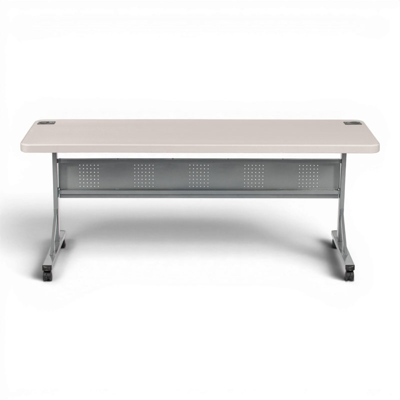 Table de formation Wyatt, Gris moucheté, H 29,5 po x L 72 po x l 24 po