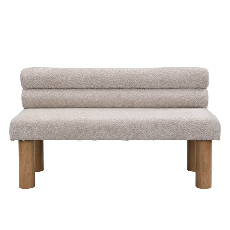 Repose-pieds confortable, Gris clair, Naturel