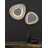 Abstract Panels LED Flush Mounted Sconce