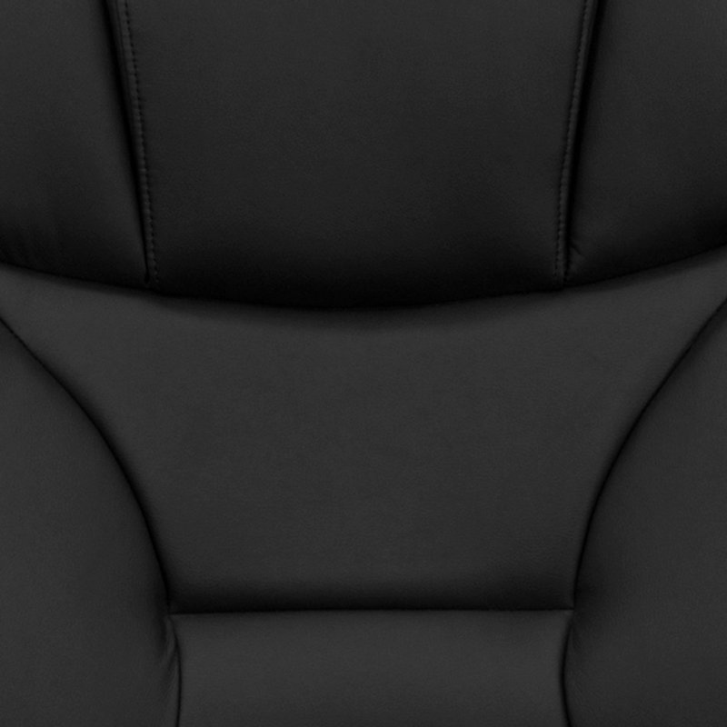 High Back LeatherSoft Executive Swivel Office Chair w/Lip Edge Base & Arms