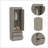 Lisboa 2-Door Armoire Light Gray