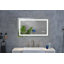 Miroir de salle de bain à DEL avec rétroéclairage avant et arrière-106813498