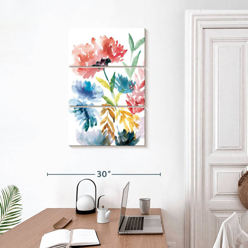 Harnek Lush Floral I, H 32 po x l 20 po