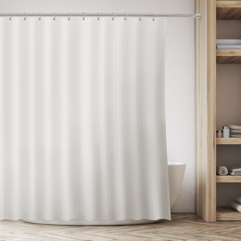 Vumera Dots Shower Curtain, White