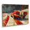 Drapeau américain de couleur rétro Muscle Race III - art mural