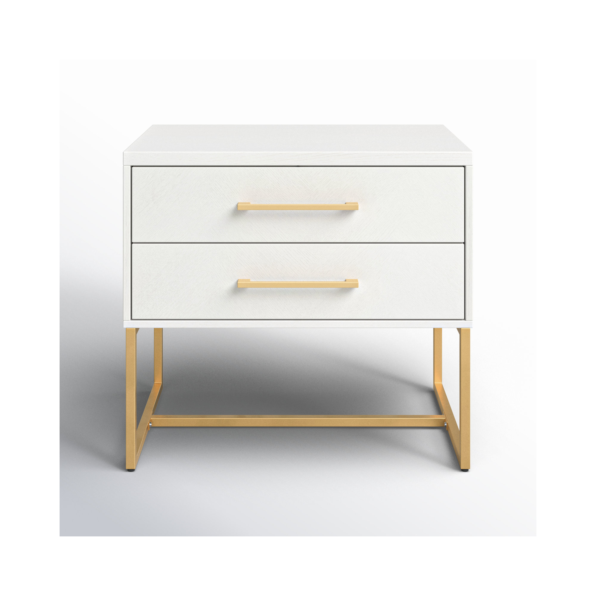 Sheldon 2 - Drawer Nightstand, White