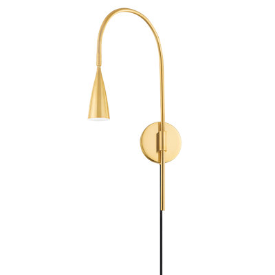 Jenica 1 Light Plug-in Plug-in Sconce