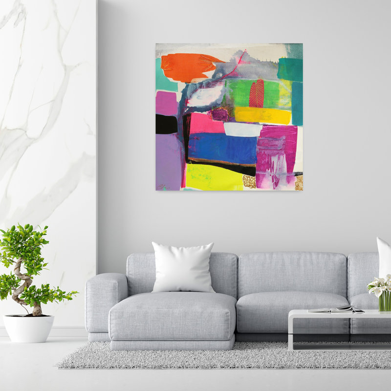 Aloha Abstract Contemporary Art, 48" H x 48" W