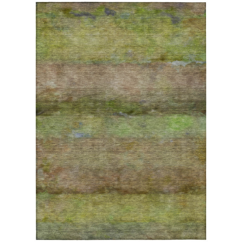 Machine Washable Indoor/Outdoor Chantille ACN2311 Stripes Rug, Rectangle 5' x 7'6"