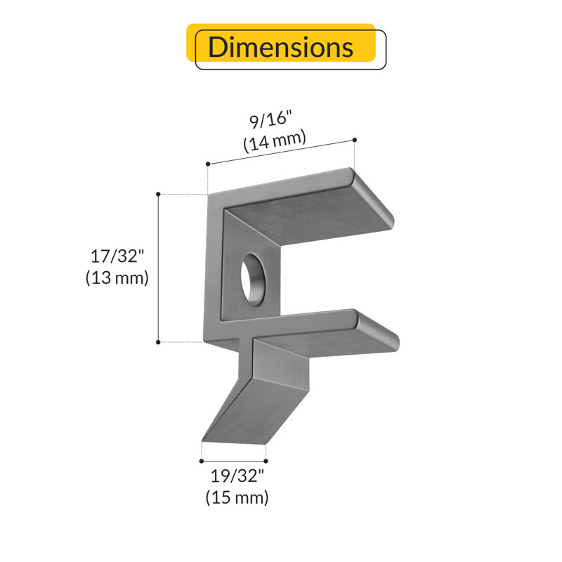  Balance Sash Guide 9/16" Width Aluminum